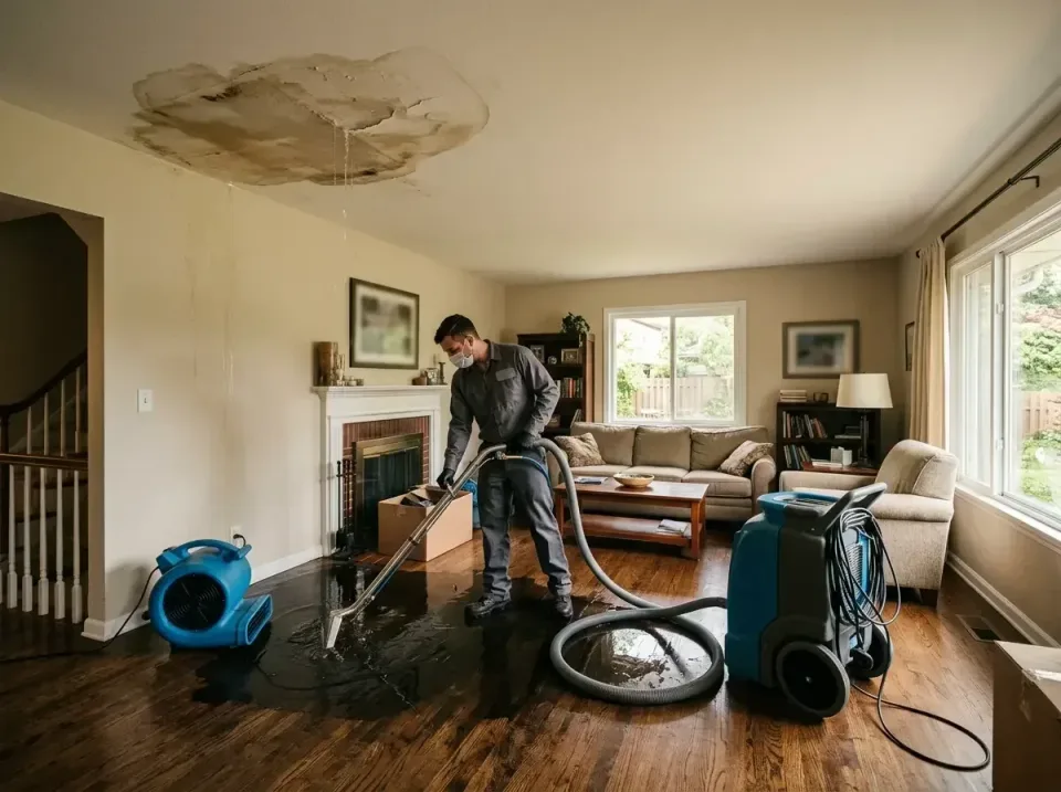 attic-pipe-burst-ceiling-drip-008 — frequently asked questions, Water Damage Restoration & Carpet Care in Camano, WA